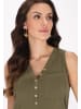 faina Top in jungle green