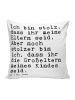 Mr. & Mrs. Panda Kuschel Kissen Ich bin stolz, dass... mit Spruch in Weiß