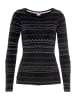 Kangaroos Langarmshirt in schwarz