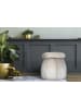 Kayoom Hocker Corin in taupe - gold