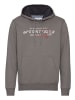 Delmao Kapuzensweatshirt in grau