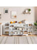 ABRIHOME Multifunktions Sideboard 138 cm mit Stauraum & Kippschutz in Weiß