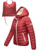 Marikoo Steppjacke Pack Mich Ein in Deep Red