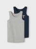 name it 2er Pack Unterhemden Basketball in Blau
