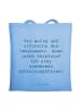 Mr. & Mrs. Panda Henkeltasche Spruch Unbekannte Orte erkunden mi... in Sky Blue