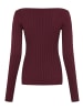 Kangaroos V-Ausschnitt-Pullover in bordeaux