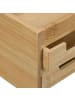 relaxdays Schreibtisch Organizer in Natur - (B)12,5 x (H)9,5 x (T)15 cm