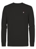 Petrol Industries Sweater mit Logo Seaviewpark in Schwarz