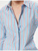KOTON Shirt in Blau Gestreift