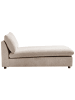 Beliani Chaiselongue VIZILLE in Beige - (W) 80 x (H) 60 x (L) 160 cm