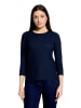 Betty Barclay Strukturshirt mit Rundhalsausschnitt in dunkelblau