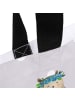Mr. & Mrs. Panda Damen Schultertasche Bären mit Blumenkranz ohne... in Grau Pastell