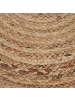 Beliani Pouf TIFELT in Beige - (W) 50 x (H) 20 x (L) 50 cm
