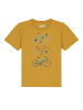 wat? Apparel T-Shirt 3 Fahrräder in Ocker