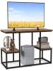 COSTWAY TV-Konsolentisch 108x40x65cm in Braun