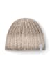 Eisbär Strickmütze aus Bio-Baumwolle für Damen in beige
