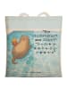 Mr. & Mrs. Panda Tasche Otter Schwimmbad Pommes Design mit Spruch in Weiß