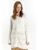 IZIA Long Cardigan in Wollweiss