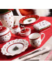 Villeroy & Boch 6er Set Frühstücks-Set Toy's Delight in weiß-rot