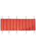 Beliani Auflagen BRESCIA PREMIUM in Rot - (W) 60 x (H) 5 x (L) 180 cm