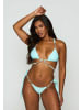 Moda Minx Bikinihose Seychelles Tie Side Brazilian Bikini Bottom in Blue