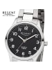 Regent Armbanduhr-Analog silber klein (ca. 29mm) Regent Metallarmband