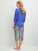 Calida 7/8 - Pyjama in deep cobalt