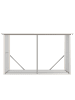 Fornorth Kaminholzregal in Grau 302x119x190cm (3.60m2)