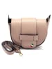 Florence Florence Schultertasche, Umhängetasche Leder rosa ca. 19cm