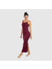 SMILODOX Maxi Dress Aveline Backless in Bordeaux