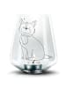Mr. & Mrs. Panda Gravur Windlicht Hund Glück ohne Spruch in Transparent