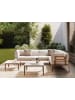 Beliani 5-tlg Lounge Set RIMA in Beige linksseitig