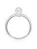 Rafaela Donata Ring aus Sterling Silber mit Muschelkernperle in silber