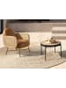 Angel Cerdá Couchtisch 2111 in Natürlich / Schwarz – (B)66 x (H)40 x (T)66 cm