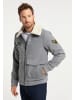 DreiMaster Maritim Blouson in Hellgrau Melange
