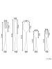 Beliani 30-tlg Besteck Set FUSILLI in Silber