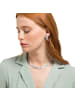 Steel_Art Schmuckset Frauen mit Halskette und Ohrringen Set Partis silberfarben in Silberfarben Poliert