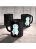 Mr. & Mrs. Panda Geschenktasse Operationsassistent Herz ohne Spruch in Schwarz