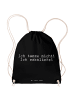 Mr. & Mrs. Panda Tasche Ich tanze nicht! Ich... mit Spruch in Schwarz