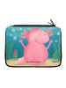 Mr. & Mrs. Panda Mäppchen Axolotl Hurra Design ohne Spruch in Weiß