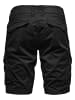 Humy Chino Bermuda Shorts mit Cargo-Taschen A&S in Schwarz