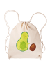 Mr. & Mrs. Panda Sportbeutel Avocado Kern rollt ohne Spruch in Creme