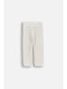 Coccodrillo Gerippte Leggings mit langem Bein in ecru