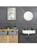 relaxdays Medizinschrank in Silber - (B)38 x (H)58 x (T)13 cm