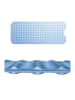relaxdays Badewannenmatte in Blau - (B)97 x (T)39 cm