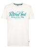 Petrol Industries T-Shirt aus Baumwolle mit Print anderson in Weiß