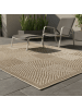 KADIMA DESIGN Teppich Outdoor Waschbar Einfarbig MALOJA Strapazierfähig OEKO-TEX in Beige