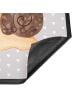 Mr. & Mrs. Panda Gummimatte Schnecken Liebe ohne Spruch in Grau Pastell