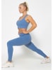 SASSYCLASSY High Waist Sportleggings in Blau