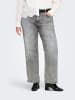 ONLY Carmakoma Jeans mit weitem Bein in Grey Denim